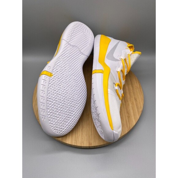 Nike Kobe AD Exodus Shoes Yellow White Basketball Sneakers AT3874-106 Mens 17.5 - Picture 8 of 12